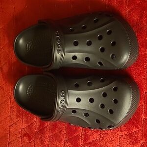 Crocs Baya Clogs, size 8Men/10Women Black